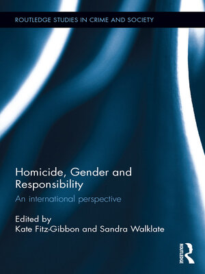 cover image of Homicide, Gender and Responsibility